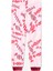 Pembe Kız Çocuk Candy Yeni Yıl Desenli Yumuşak Dokulu Pijama Takımı 3