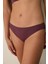 Bordo Pointel Lazer Kesim İz Yapmayan Normal Bel Slip Külot 1