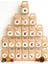 Kraft Advent Calendar 24 Adet Boş Hediye Kutusu Seti 10X15X5,5 cm + 24 Adet Numara Etiketi 1