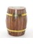 Pirinç Ahşap Fıçı Kumbara 12.5 cm 1