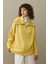 Fermuar Detaylı Hırka Sarı 3