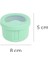 Pastel Hava Sızdırmaz Yuvarlak Silikon Saklama Kabı 150 ml | Yeşil 5