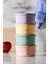 Pastel Hava Sızdırmaz Yuvarlak Silikon Saklama Kabı 600 ml | Sarı 4