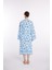 Desenli Kimono Emp.mavi 19343827000 6