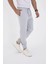 Unisex Kışlık Üç Iplik Lastikli Eşofman Pantolon - Gri -Vlmr 2