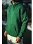 Üç Iplik Penye Kapşonlu Basic Sweatshirt - Haki -Vlmr 3