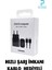 25W Şarj Adaptörü Çift Girişli Type-C Hızlı Şarj Samsung S20,S21,S22,S23 Uyumlu 6