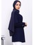 Lacivert Düğme Detaylı Modal Sweat 4