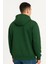 Erkek Ovarsize Kapüşonlu Swetshirt Kanguru Çepli Cıtcıtlı 3 Iplik Şardonlu Hoodie - Haki -Vlmr 2