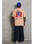 Unisex Oversize Baskılı Bisiklet Yaka T-Shirt - Bej -Vlmr 3