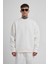 Unisex Biskilet Yaka Üç Iplik Sweatshirt - Beyaz -Vlmr 1