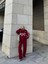 Üç Iplik Yakalı Sweat Baggy Pantalonlu Takım - Bordo -Vlmr 2
