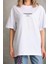 Unisex Baskılı Oversize T-Shirt - Beyaz -Vlmr 3