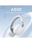 A500 Hybrid Anc 2.4ghz Kablosuz ve Bluetooth 5.4 Aux Mikrofonlu Kulak Üstü Kulaklık Bej 2