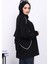 Siyah Biyeli İki İplik Sweatshirt 4