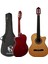Luca CW-200OR Turuncu Kesik Kasa Klasik Gitar Seti 4/4 Sap Ayarlı (Cutaway) 2