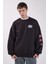 "jackpot" Oversize Fit Cepli Crewneck Sweatshirt Siyah 1