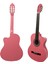 Luca CW-200PK Pembe Kesik Kasa Klasik Gitar Seti 4/4 Sap Ayarlı (Cutaway) 2