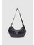Lilsa Ayarlanabilir Askılı Yumuşak Form Baget Omuz Çantası Siyah 1