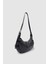 Lilsa Ayarlanabilir Askılı Yumuşak Form Baget Omuz Çantası Siyah 2