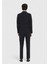 Siyah Çizgili Zeroweight Slim Fit %100 Yün Takım Elbise 5