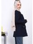 Lacivert Cepli Düğmeli Kaşe Ceket 4
