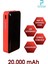 Powerbank 20.000 Mah Dijital Göstergeli Dahili Çoklu Kablolu 12W Süper Tasarım 3