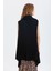 Dökümlü Salaş Triko Yelek Siyah 4