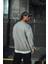 Kışlık Bisiklet Yaka Üç Iplik Basic Sweatshirt - Gri -Vlmr 2