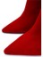 Kadın Hakiki Deri Kırmızı Süet Topuklu Bot 594 5417 Bn Bot SK25-26 Krmz Mts Suet 3