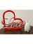 Love Yazılı Kalp Tasarımlı 3D Dekor – Sevgililer Günü Hediyesi 4
