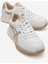 Bağcıklı Kadın Spor Ayakkabı ; Beyaz Nude 1