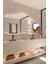 Premium Modern Asimetrik LED Banyo Duvar Aynası, Estetik Dresuar Boy Aynası 3