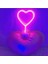Kalp Tasarımlı Işıklı Neon LED Lamba 2