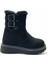 Buckle Filet Siyah Kız Çocuk Bot & Bootie 1