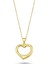 Kalp Altın Kaplama Kolye 6
