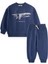 Planör Baskılı Sweatshirt Takım 2-10 Yaş Indigo Mavi 1