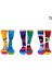 7 Li Çorap Desenli Çizgili Spor Eğlenceli Karikatürlü Çok Renkli Erkek Kadın Çorap 4