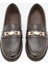 Kadın Loafer Makosen Tokalı Günlük Ayakkabı Zamira Kahve 6