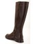 Kahverengi Kadın Çizme Düz Topuklu Bilek Kemerli 5