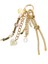 Kadın Altın Zincir Detaylı Boncuklu Metal Charm 000A2D471014 1