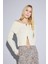 Regular Fit Açık Omuz Fermuarlı Triko Hırka E8263AX25WN 1