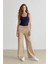 Gabardin Palazzo Pantolon Wide Leg Yüksek Bel Geniş Bol Paça E1794AX25SP 1