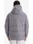 Fit Su İtici Rüzgar Geçirmez Regular Fit Kapüşonlu Fermuarlı Cepli Kışlık Mont E9491AX25WN 8