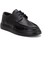 Hakiki Deri Erkek Casual Ayakkabı Siyah Bağlı Eva Taban 4