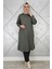 Kadın Düğme Detaylı Tesettür Tunik 1