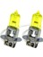 12V 55W H3 Süper Sarı Işık Civciv Sarısı Limon Sarısı Ampul Seti 2