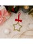 New Year Yılbaşı Star With Ribbon Ağaç Süsü 10X1X10 cm 1