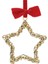 New Year Yılbaşı Star With Ribbon Ağaç Süsü 10X1X10 cm 3