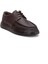 Hakiki Deri Erkek Casual Ayakkabı Kahverengi Bağlı Eva Taban 4